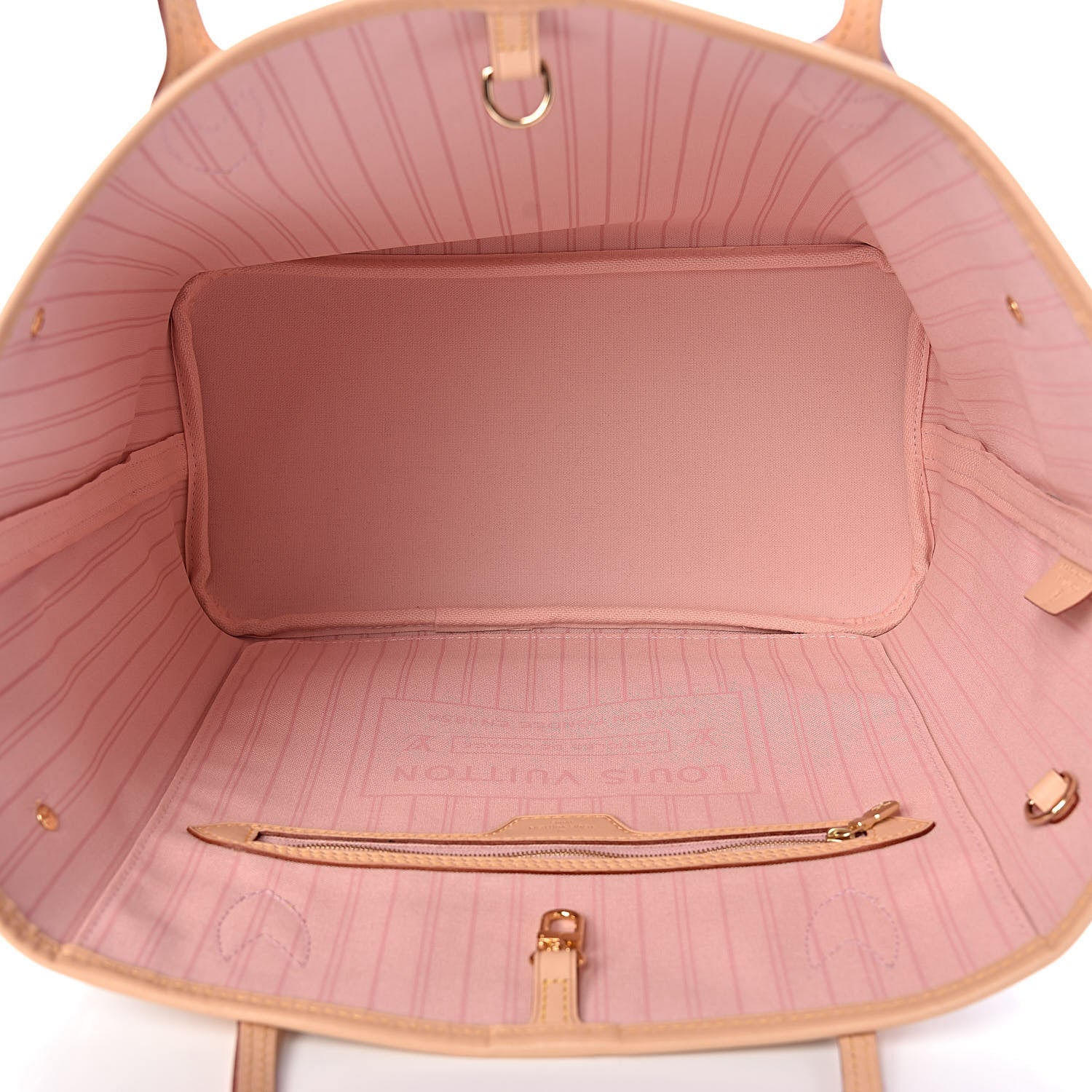 Louis Vuitton Damier Azur Neo Neverfull MM Rose Ballerine 6 of 16