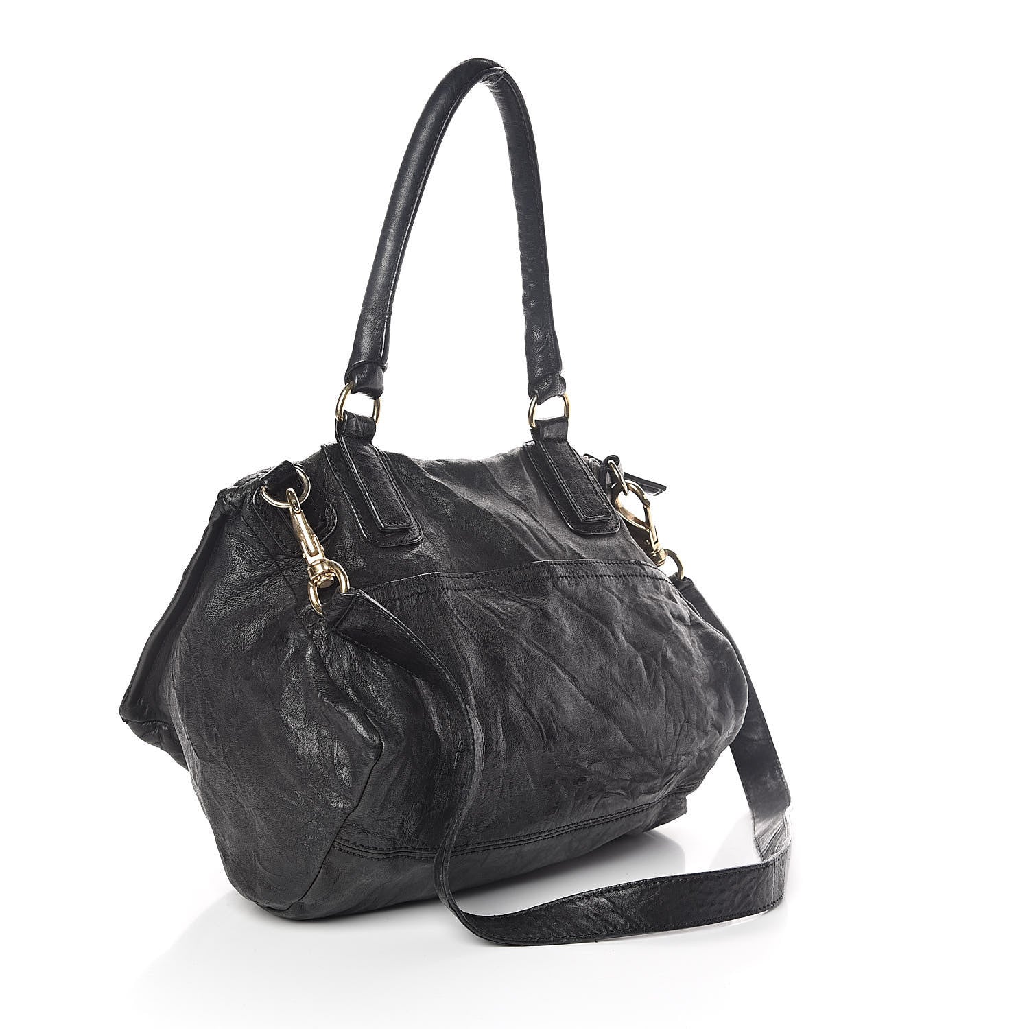 Givenchy Tumbled Sheepskin Medium Pandora Bag Black 3 of 9