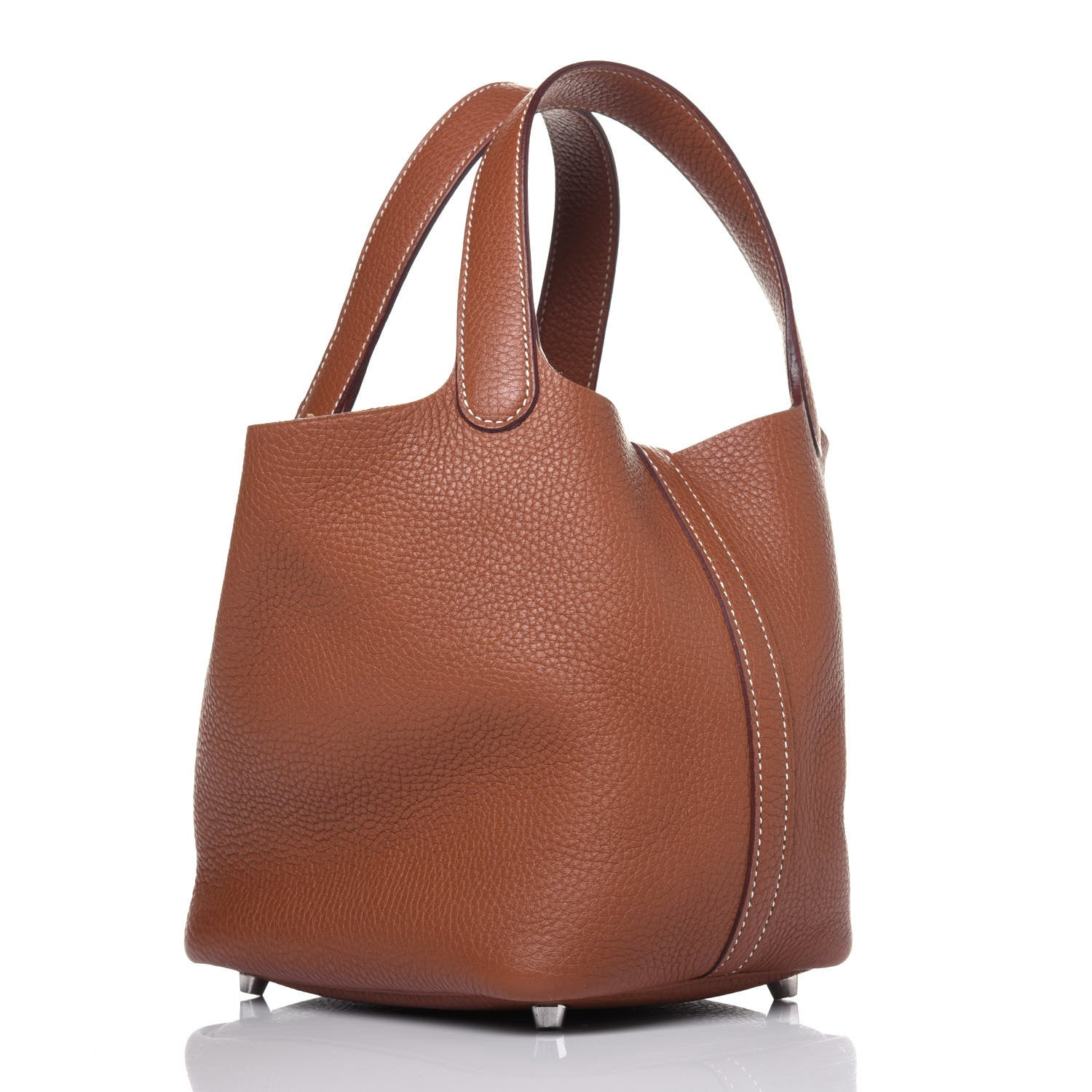Hermes Taurillon Clemence Picotin Lock 18 PM Gold 3 of 13
