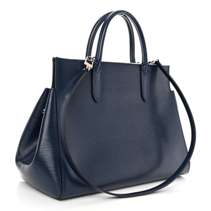 Louis Vuitton Epi Marly MM Indigo 3 of 10