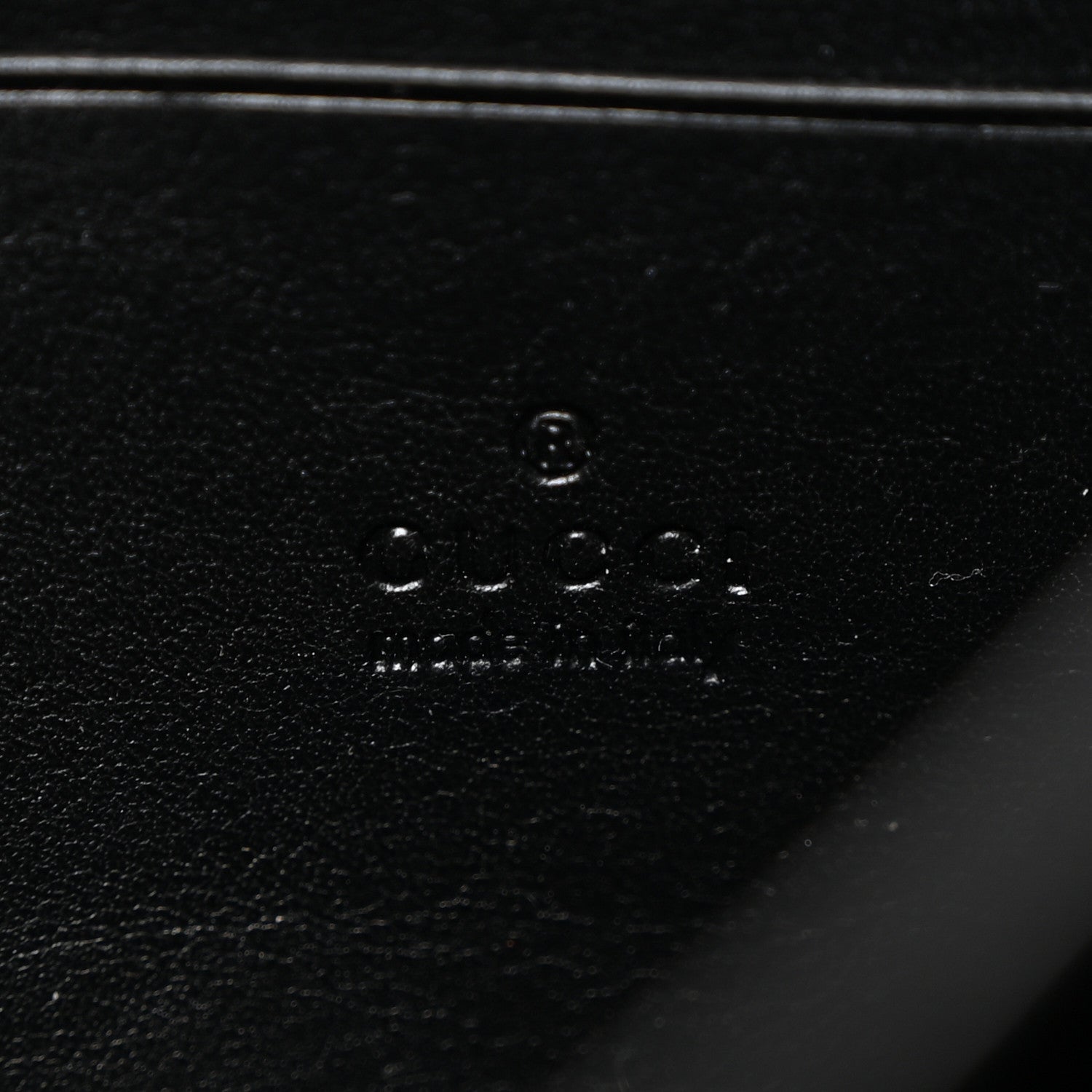 Gucci Calfskin Matelasse GG Marmont Chain Wallet Black 6 of 10