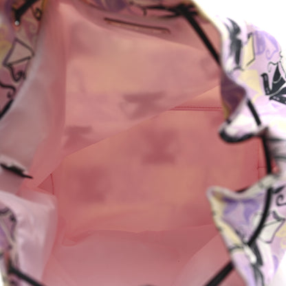 Miu Miu Canapa Cats Print Drawstring Pouch Confetto Black 5 of 6