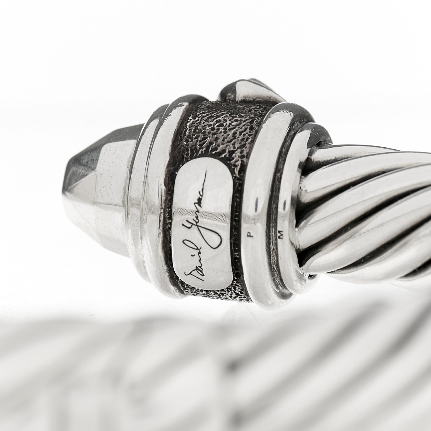 David Yurman Sterling Silver 9mm Renaissance Cable Bracelet 4 of 4