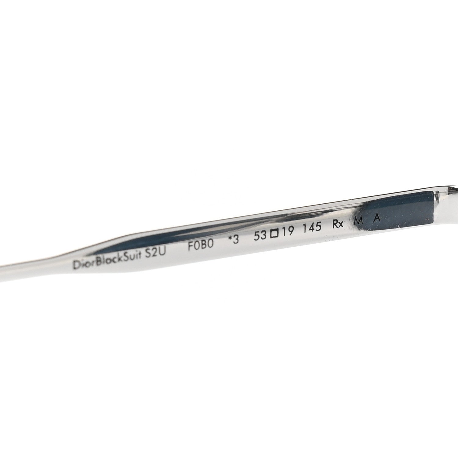 Christian Dior DiorBlackSuit S2U Sunglasses Silver Blue 6 of 7