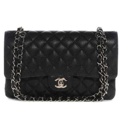 Chanel Caviar Quilted Medium Double Flap Black 1 of 7