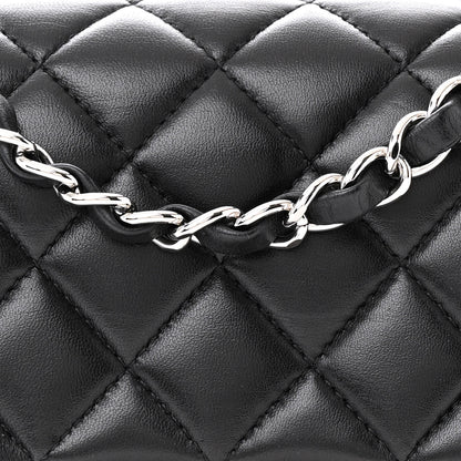Chanel Lambskin Quilted Mini Square Flap Black 8 of 16