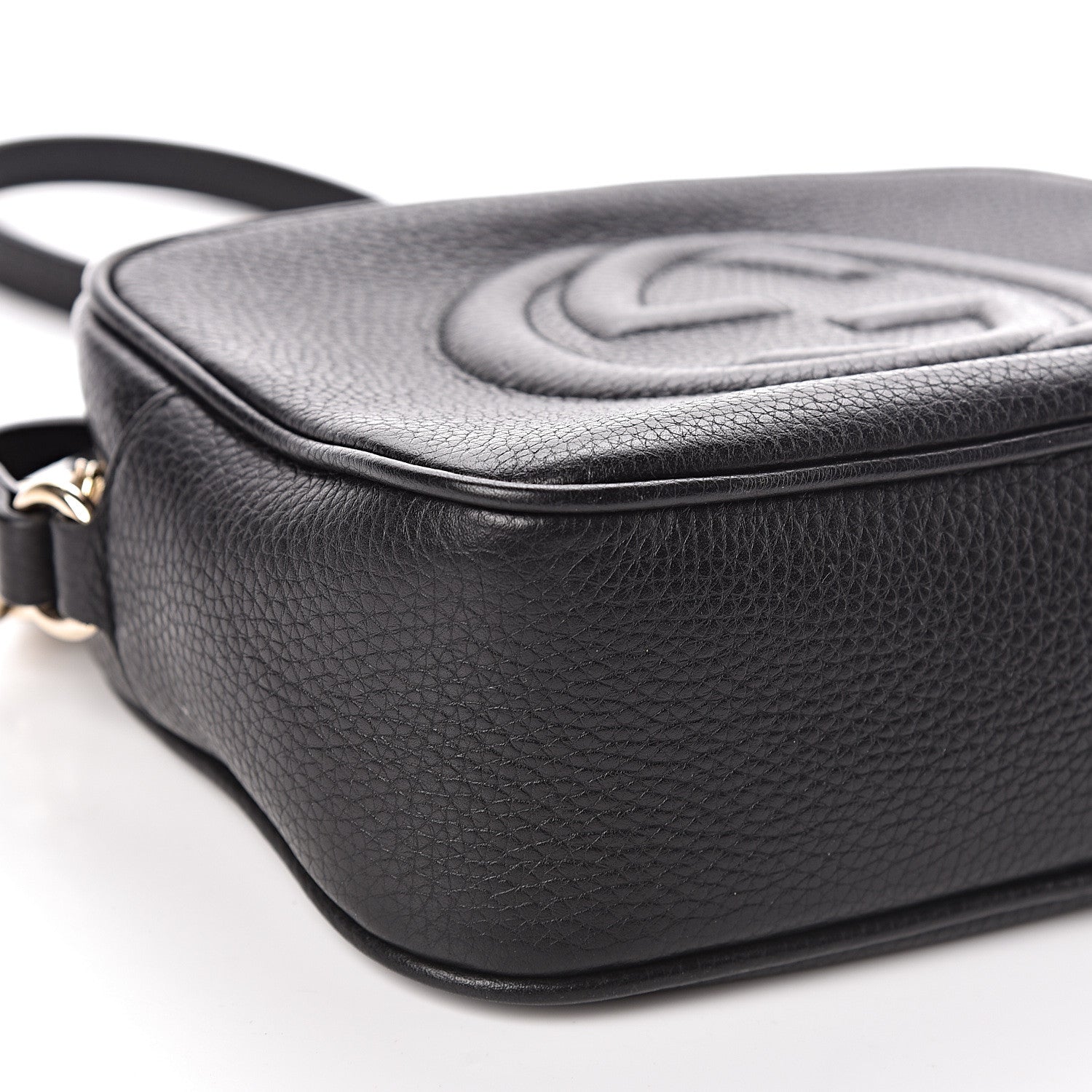 Gucci Pebbled Calfskin Small Soho Disco Bag Black 9 of 11