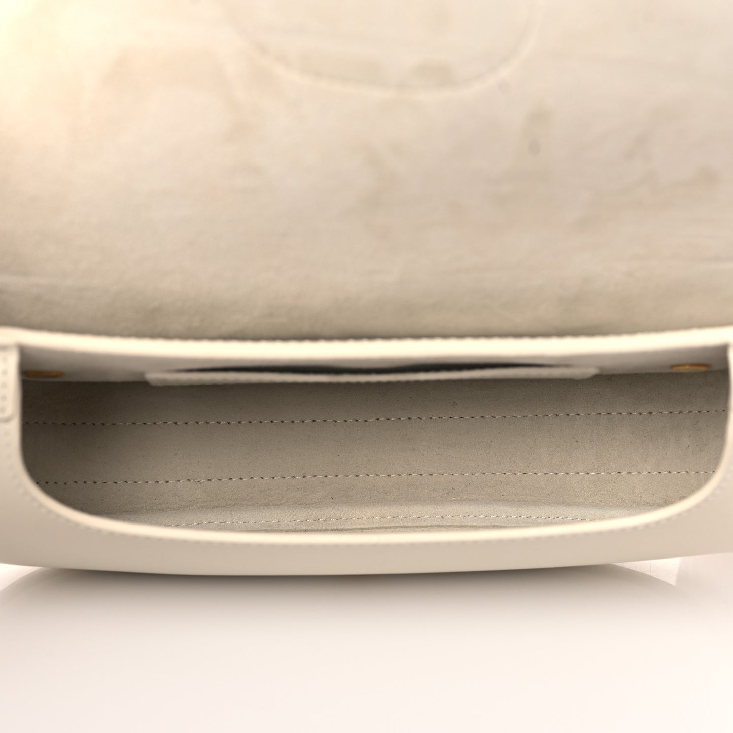 Box Calfskin East West Bobby Bag Latte