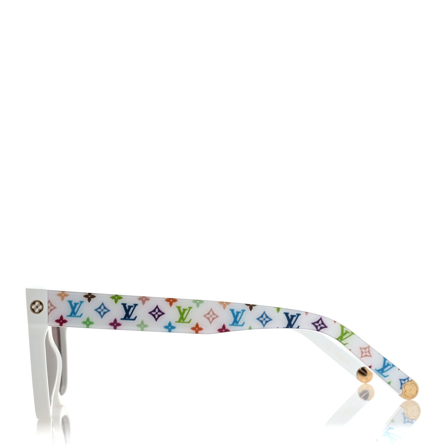 LV X TM Acetate My Monogram Sunglasses Z2725W White Multicolor
