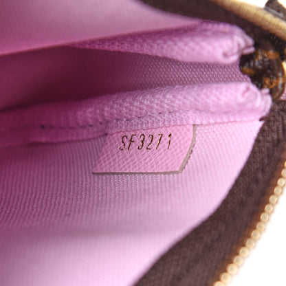 Louis Vuitton Monogram 2021 Christmas Animation Japanese Garden Mini Pochette Accessories Wisteria Pink 7 of 9