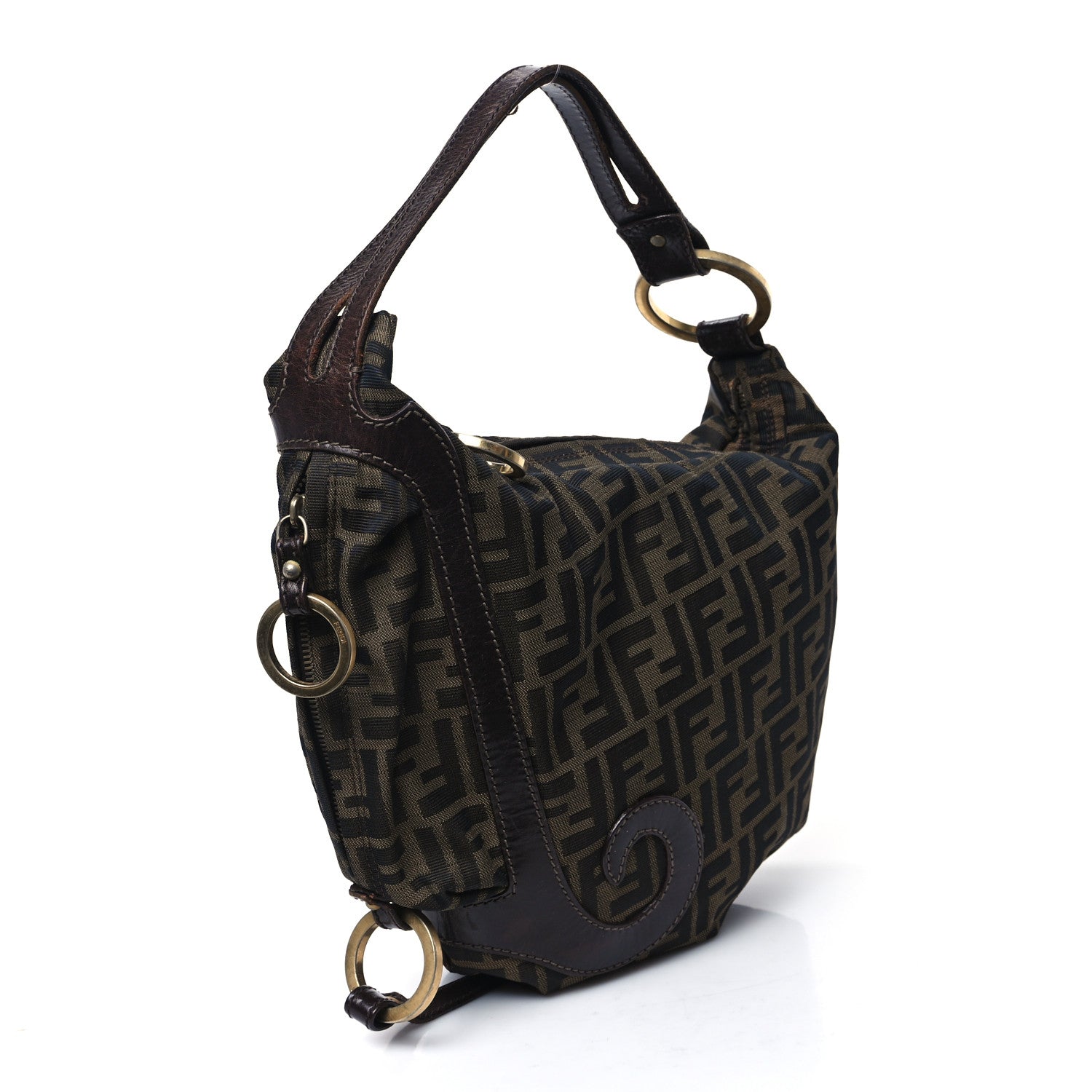 Fendi Zucca Biga Media Tobacco 3 of 15