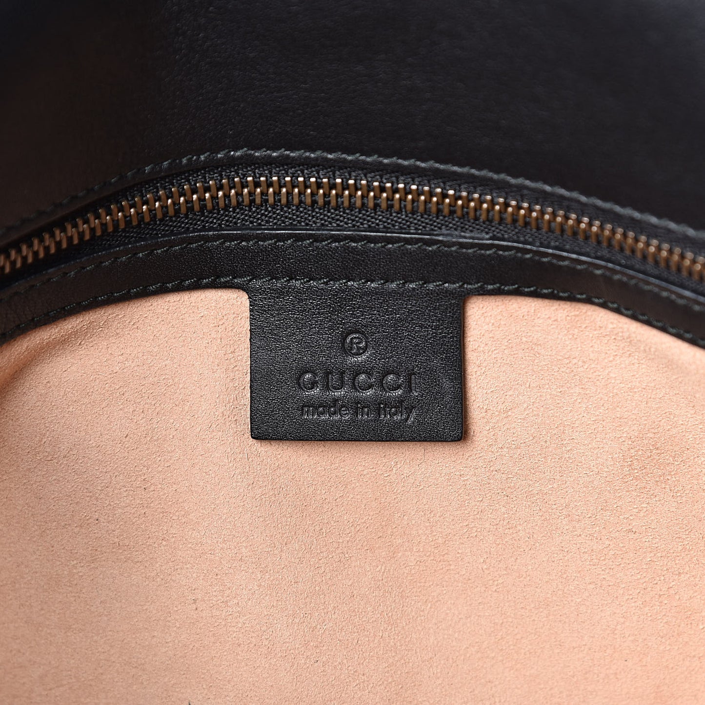Calfskin Matelasse Small GG Marmont Shoulder Bag Black