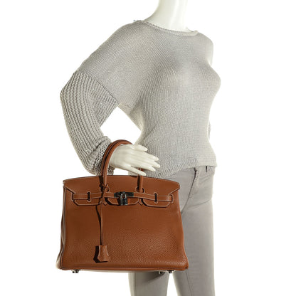 Hermes Togo Birkin 35 Gold 2 of 24