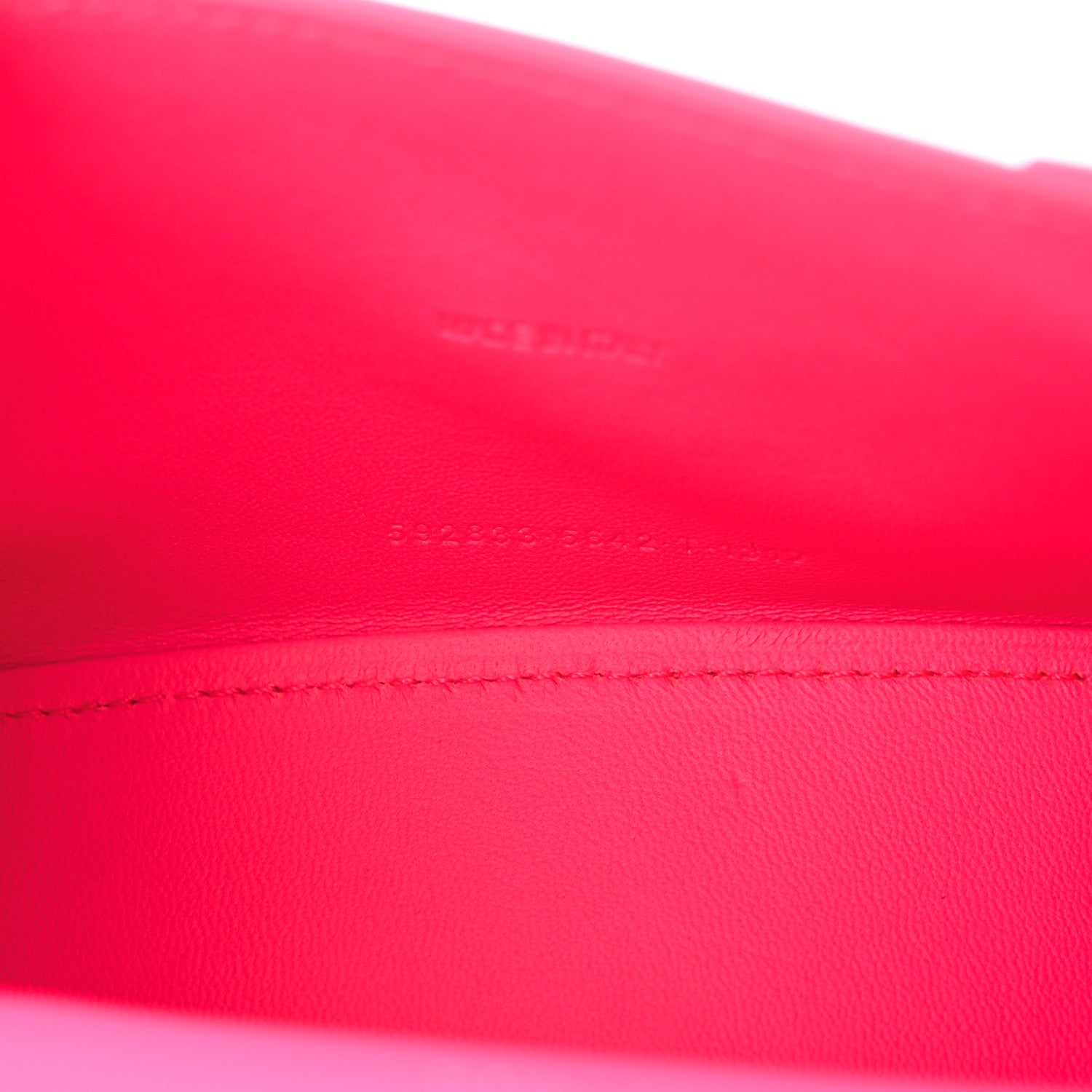 Balenciaga Shiny Box Calfskin Hourglass Top Handle Bag XS Fluo Pink 7 of 12
