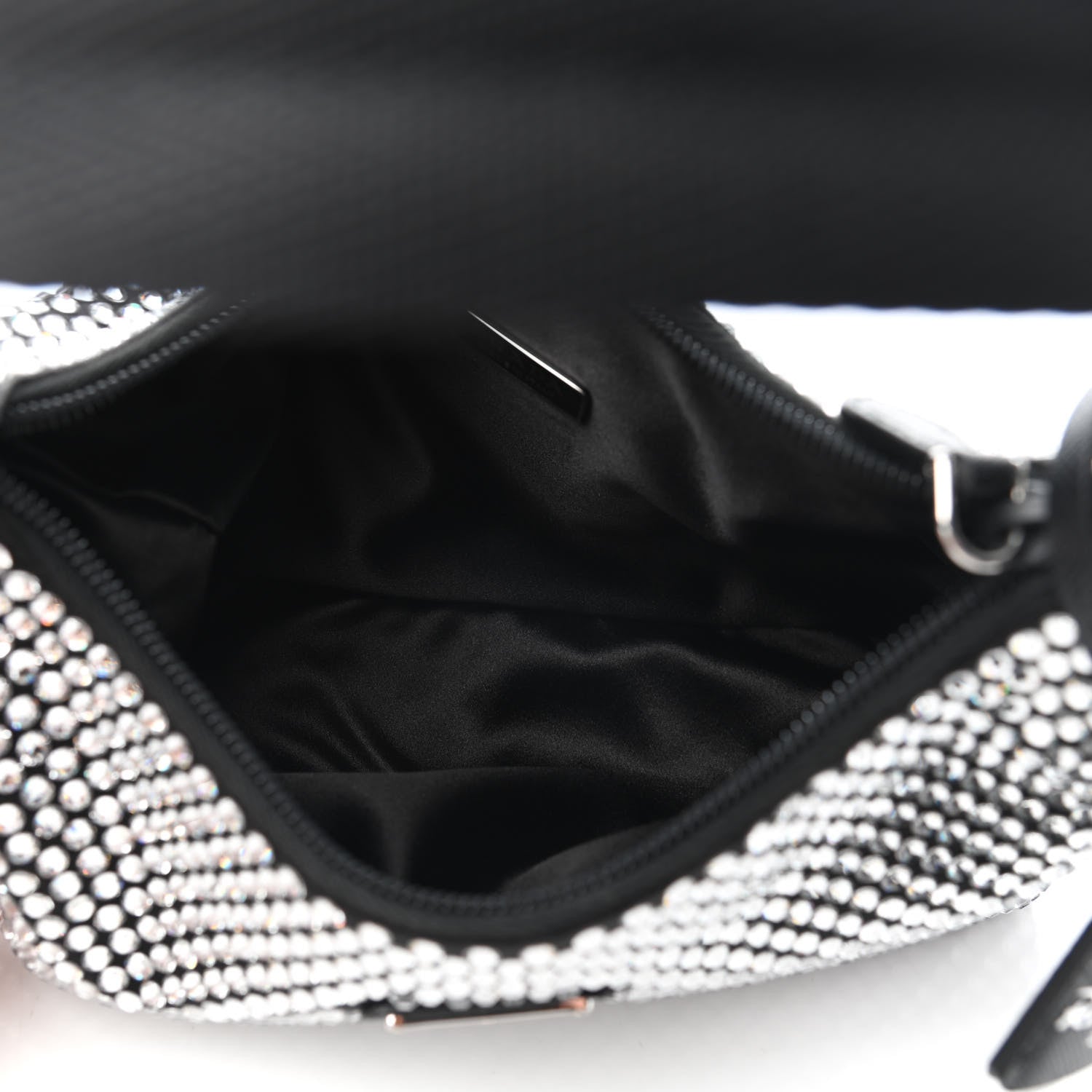 Prada Satin Crystal Mini Re-Edition 2000 Bag Cristal 4 of 8