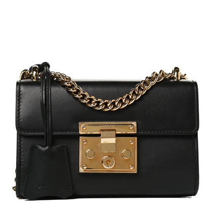 Gucci Calfskin Small Padlock Shoulder Bag Black 1 of 13
