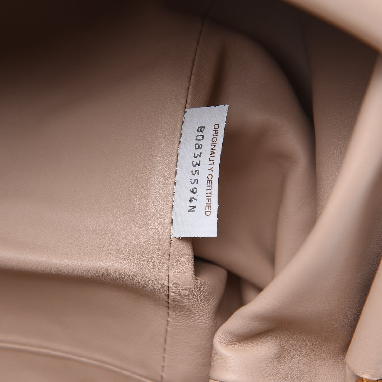 Smooth Butter Calf The Pouch Oversized Clutch Nude