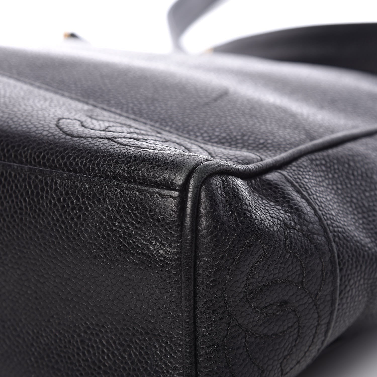 Chanel Caviar CC Shoulder Bag Black 11 of 14