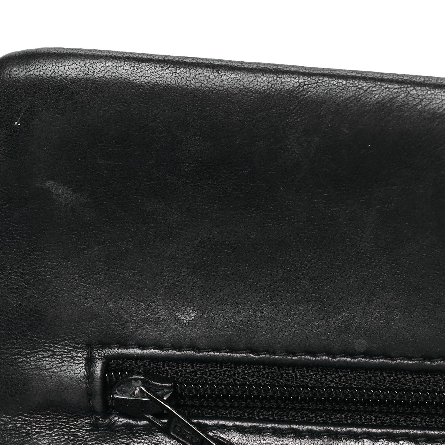 Lambskin Quilted Small Double Flap Black