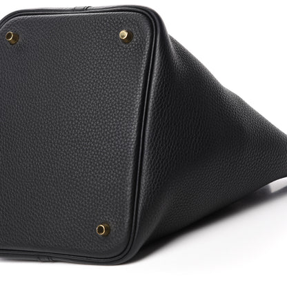 Hermes Taurillon Clemence Picotin Lock 22 MM Black 7 of 10