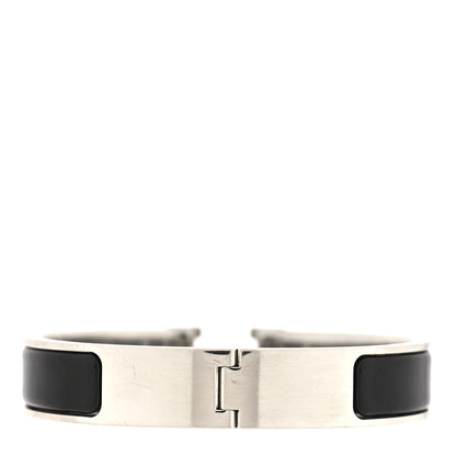 Hermes Enamel Narrow Clic Clac H Bracelet GM Black 3 of 5