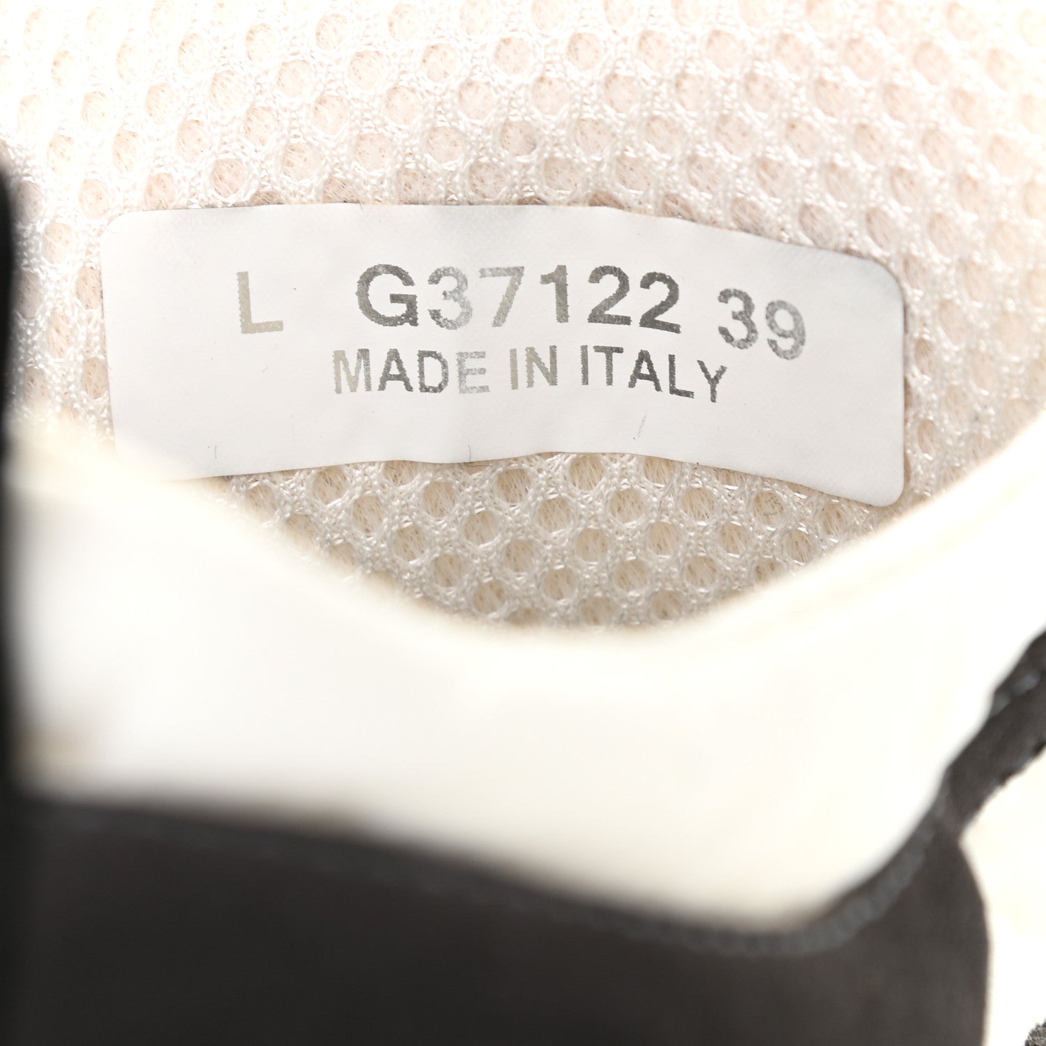 Chanel Nylon Suede Calfskin CC Sneakers 39 White Dark Grey 7 of 12