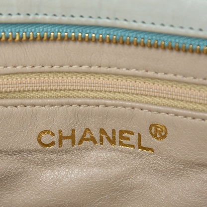 Chanel Lambskin Quilted Small Shoulder Bag Light Green 6 of 16