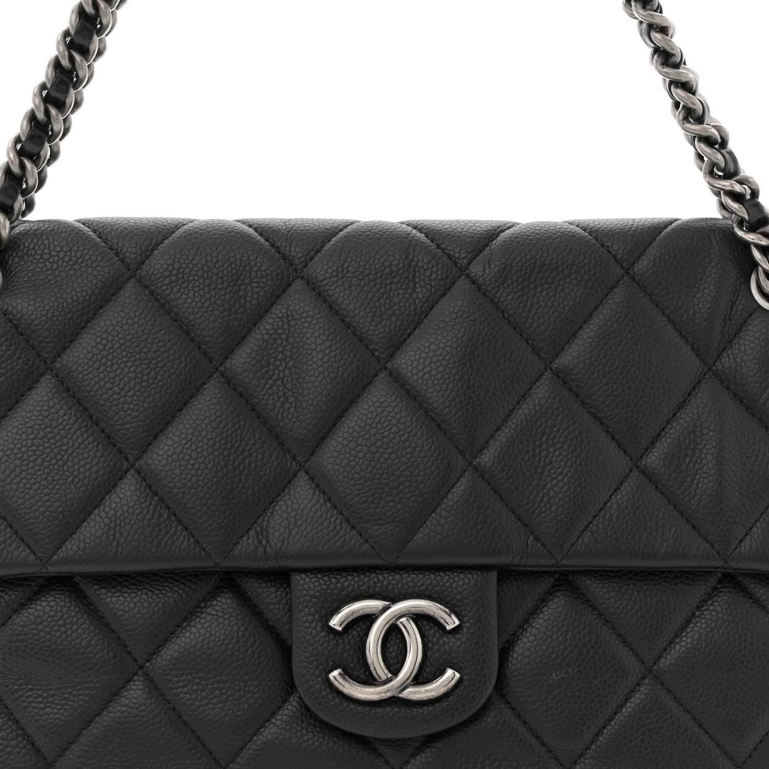 Chanel Caviar Quilted Coco Casual Flap Black 8 of 12