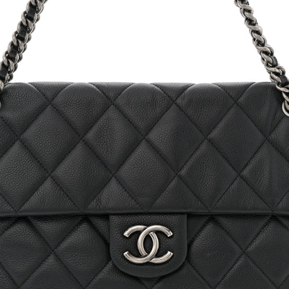 Chanel Caviar Quilted Coco Casual Flap Black 8 of 12