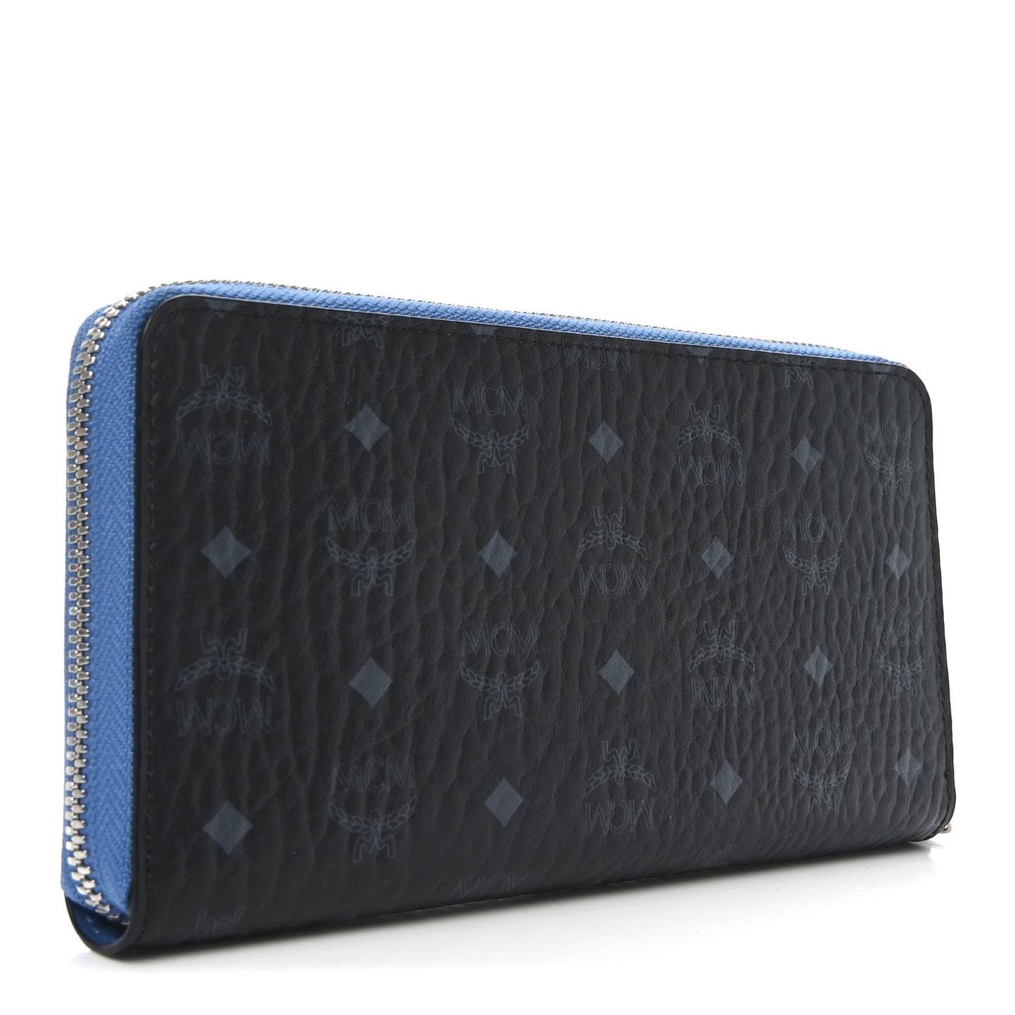 Visetos Large Zip Around Wallet Black