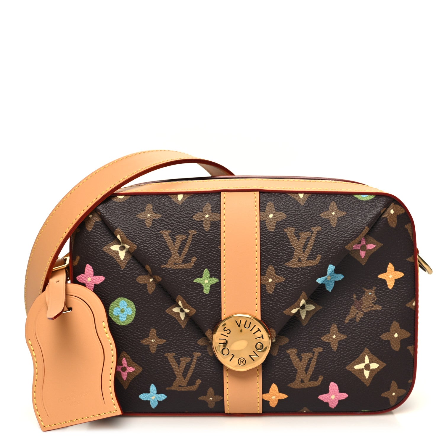Louis Vuitton X TYLER THE CREATOR Monogram Craggy Envelope Messenger Chocolate 1 of 9