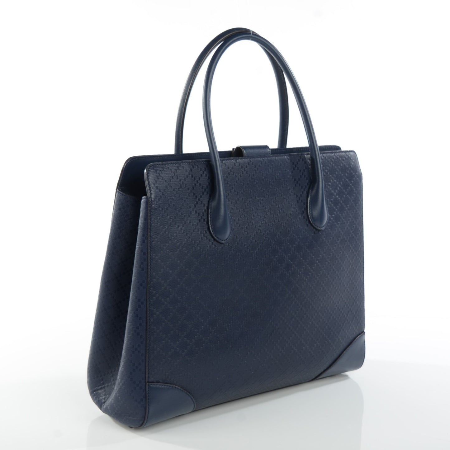 Hilary Lux Bright Diamante Medium Top Handle Bag Classic Marine