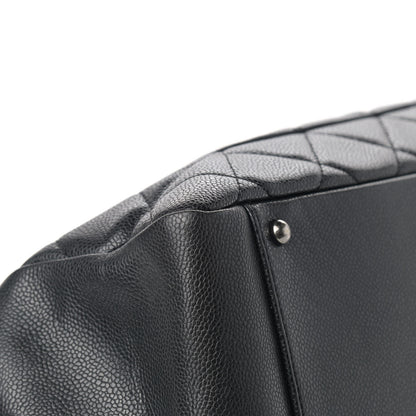 Chanel Caviar Quilted XXL Grand Shopping Tote GST Black 9 of 10