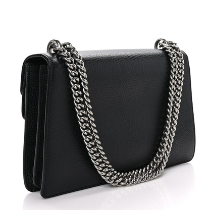 Gucci Pebbled Calfskin Small Dionysus Shoulder Bag Black 3 of 9