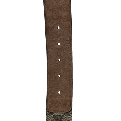 Gucci GG Supreme Monogram Suede Dionysus 40mm Belt 95 38 Beige Taupe 8 of 11