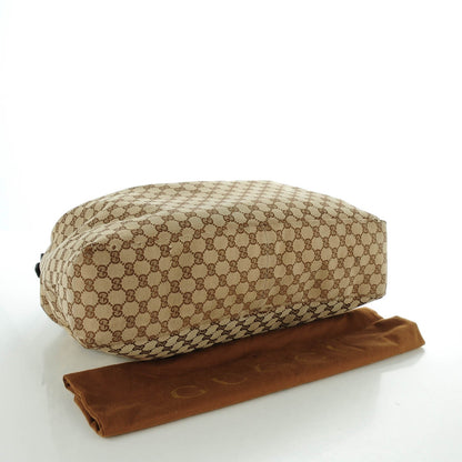 Gucci Monogram Large Horsebit Chain Hobo Dark Brown 4 of 7