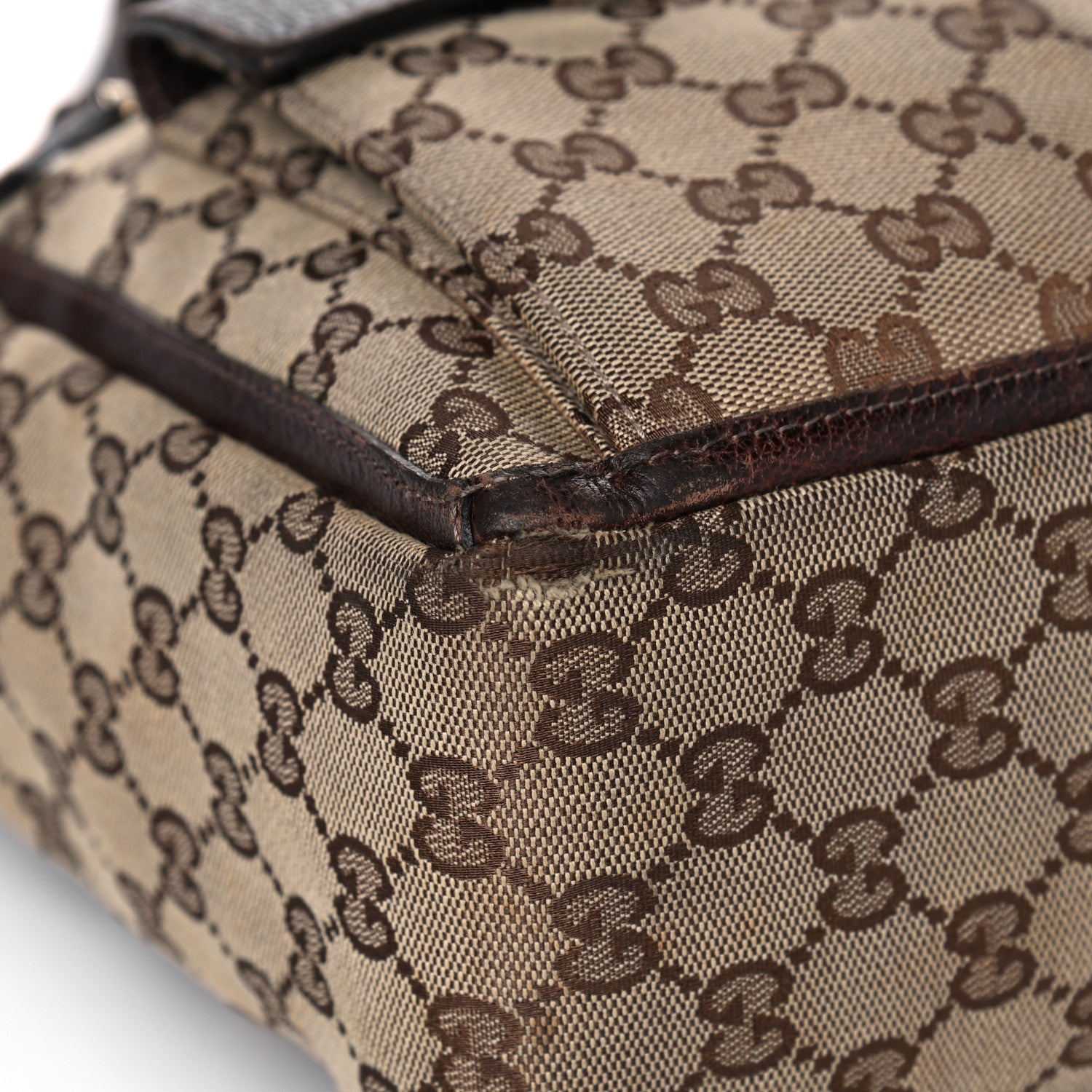 Gucci Monogram Abbey D Ring Tote Dark Brown 10 of 15