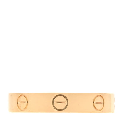 Cartier 18K Yellow Gold 3.5mm LOVE Wedding Band Ring 54 7 1 of 4