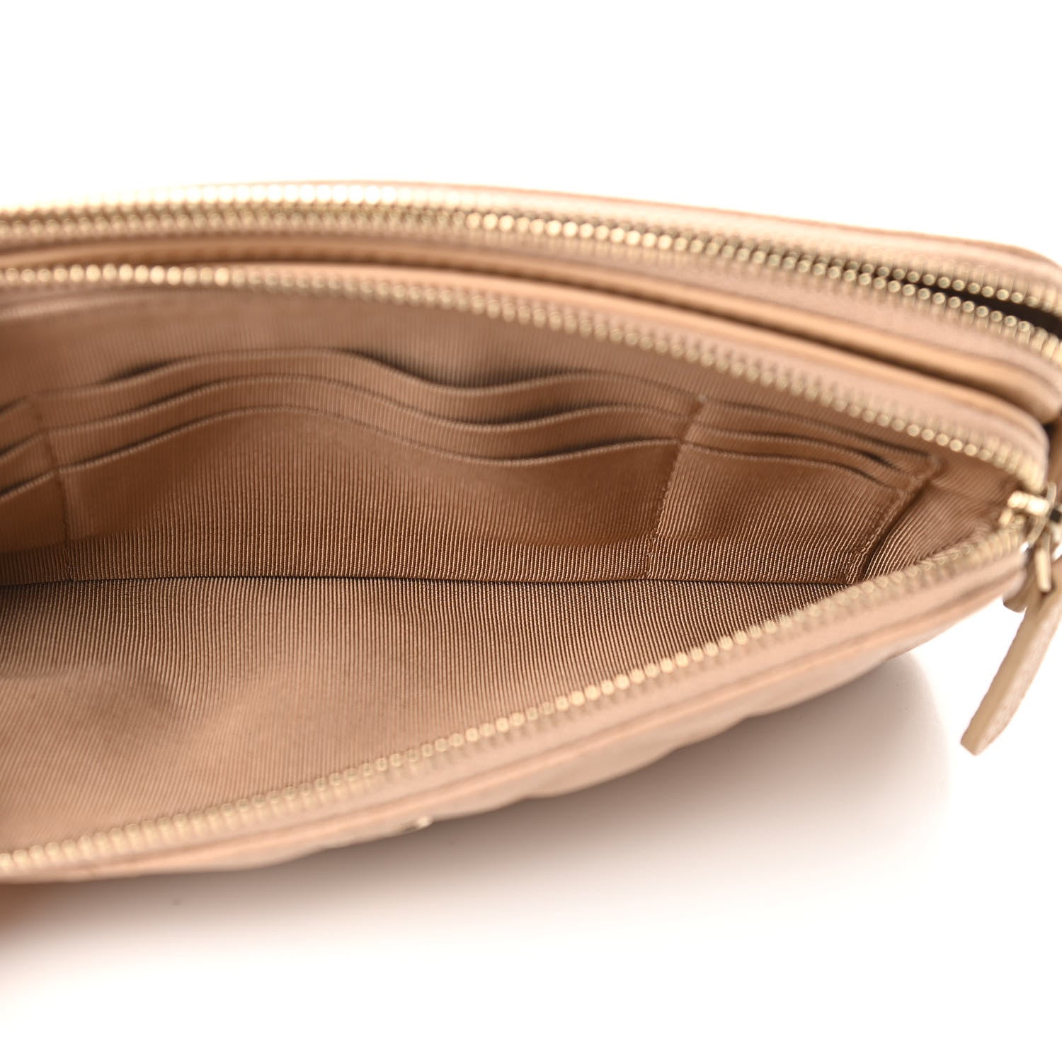 Chanel Caviar Quilted Small Clutch With Chain Beige 7 of 16