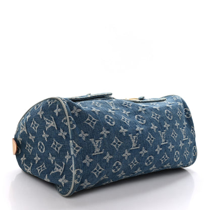 Louis Vuitton Monogram Denim Neo Speedy Blue 4 of 11