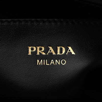 Prada Saffiano Soft Calfskin Small Zippered Tote Black 6 of 9