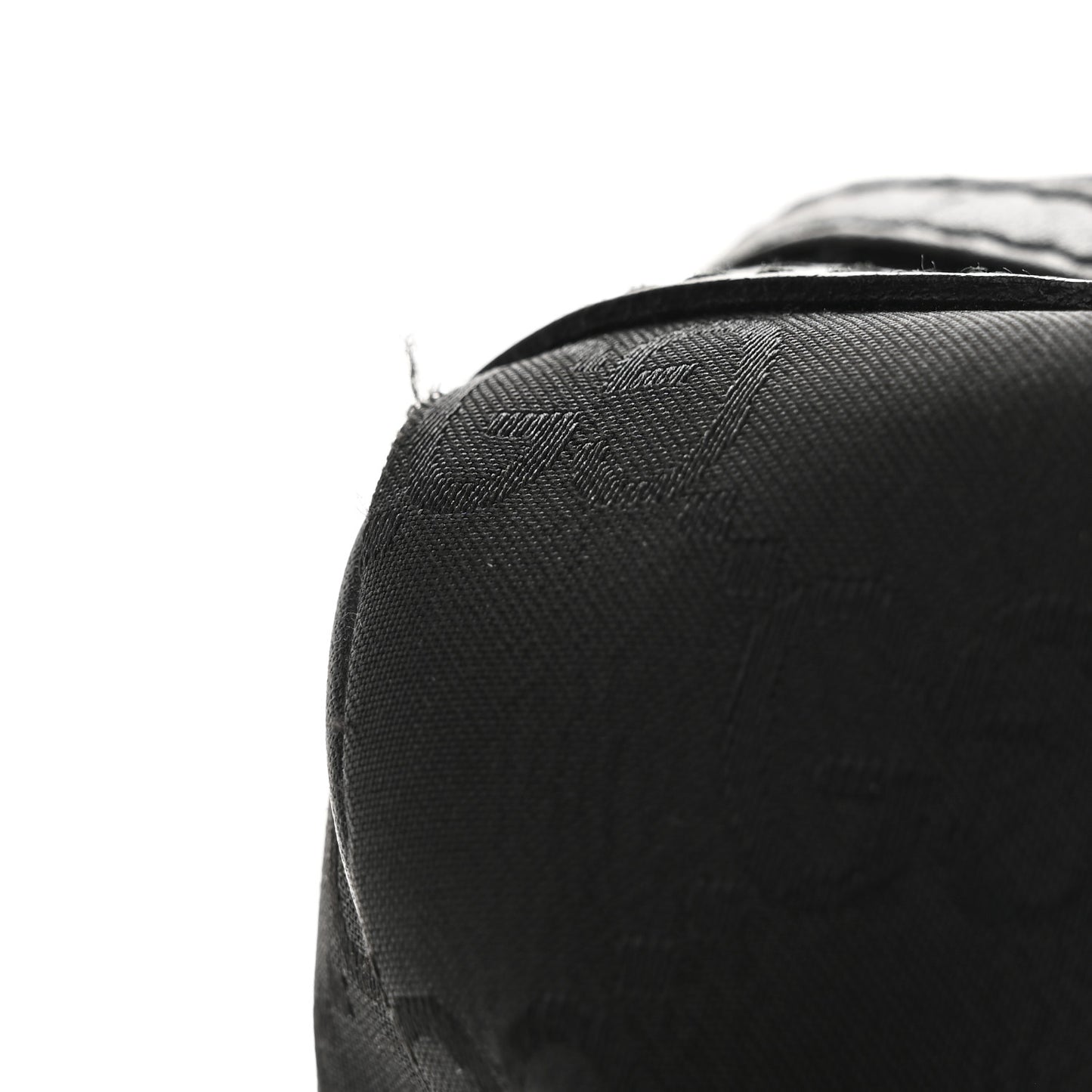 Nylon Monogram Small Boston Black