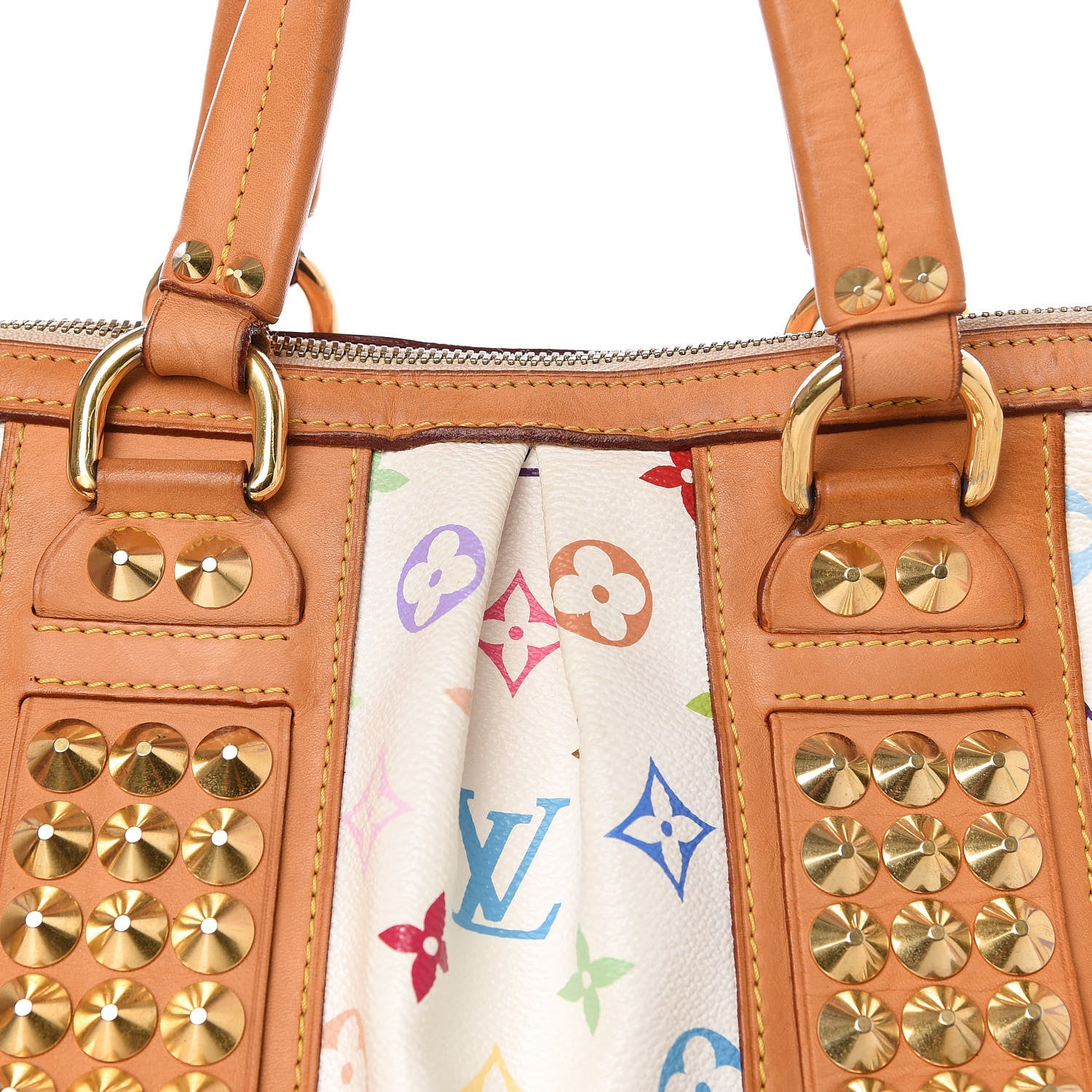 Louis Vuitton Monogram Multicolor Courtney MM White 8 of 8
