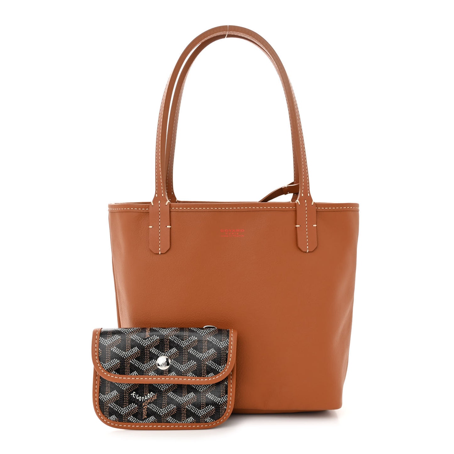 Goyardine Reversible Mini Anjou Black Gold