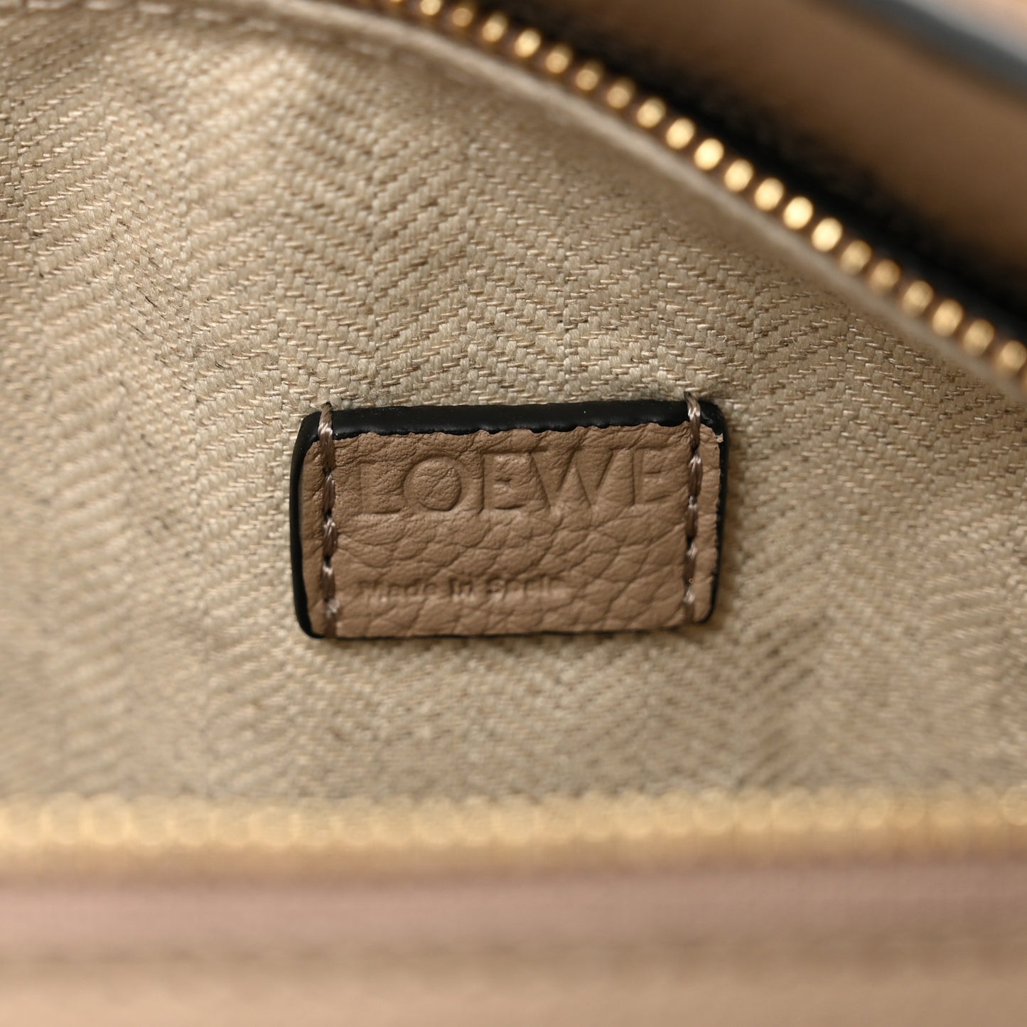 Calfskin Mini Puzzle Bag Sand