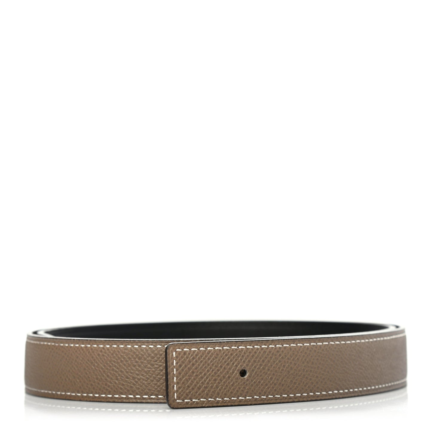 Swift Epsom 24mm Belt Strap 80 Black Etoupe