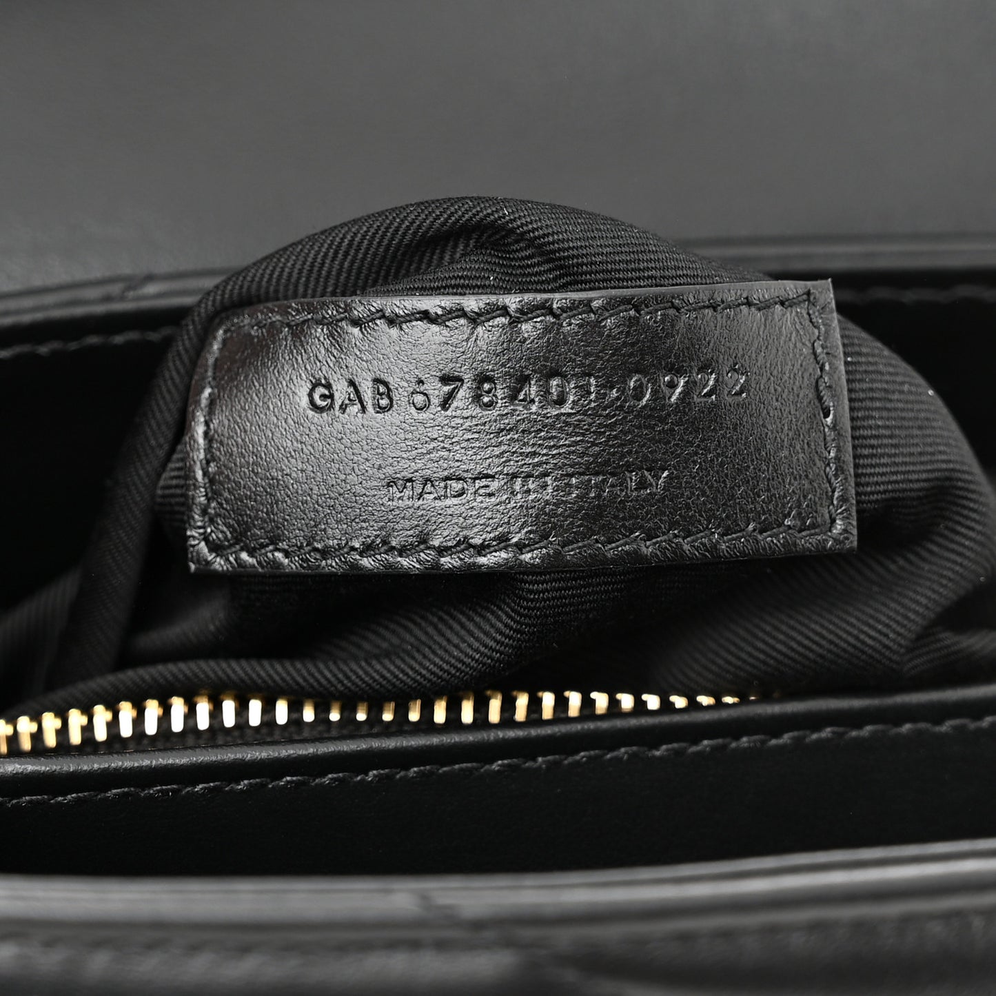 Calfskin Y Quilted Monogram Toy Loulou Crossbody Bag Black