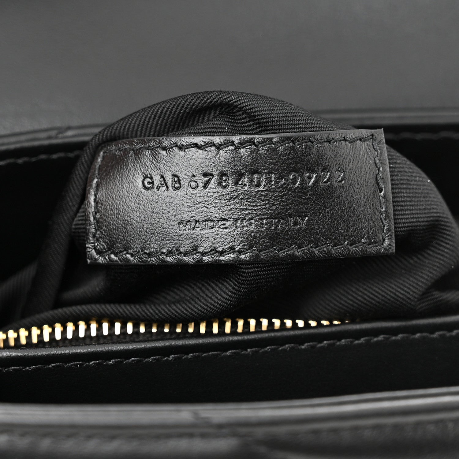 Saint Laurent Calfskin Y Quilted Monogram Toy Loulou Crossbody Bag Black 8 of 12