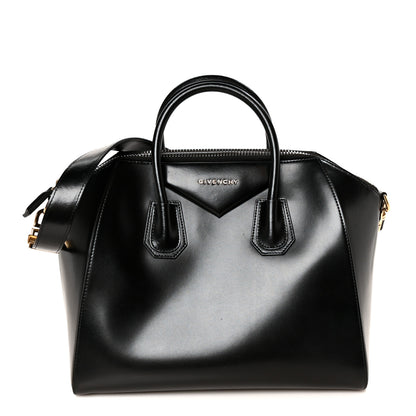 Givenchy Shiny Lord Calfskin Medium Antigona Black 1 of 9
