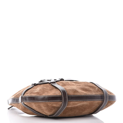 Gucci Calfskin Suede GG Royal Hobo Dark Brown 4 of 12